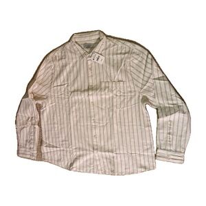 Luca Striped Long Sleeve Button Down Shirt
